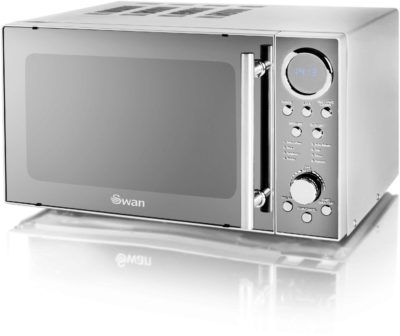 Swan - Standard Microwave -SM3080N -Chrome